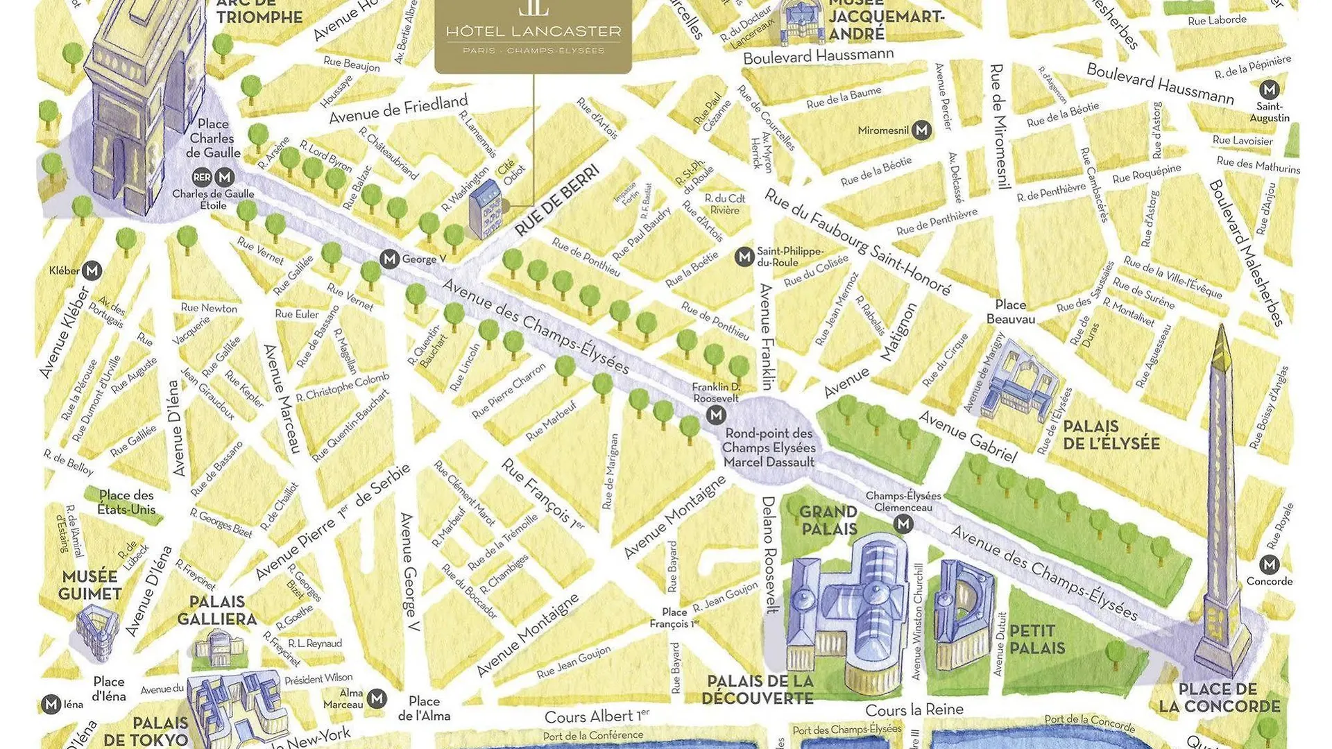 Hotel Lancaster Champs-elysées 5*